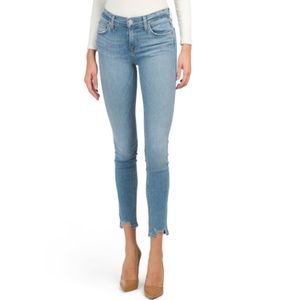 Hudson Krista Ankle Destroyed Hem Skinny Jeans
